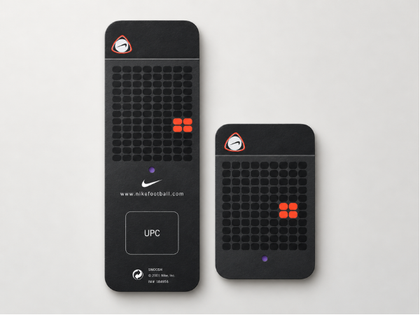 Nike football hangtags