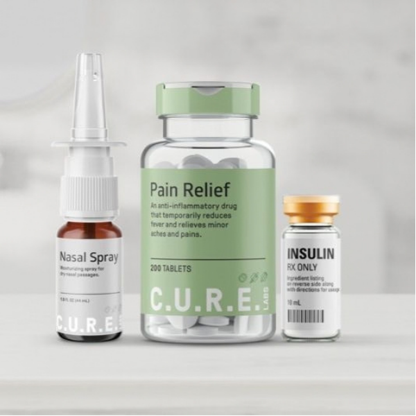 Pharmaceutical labels and packaging